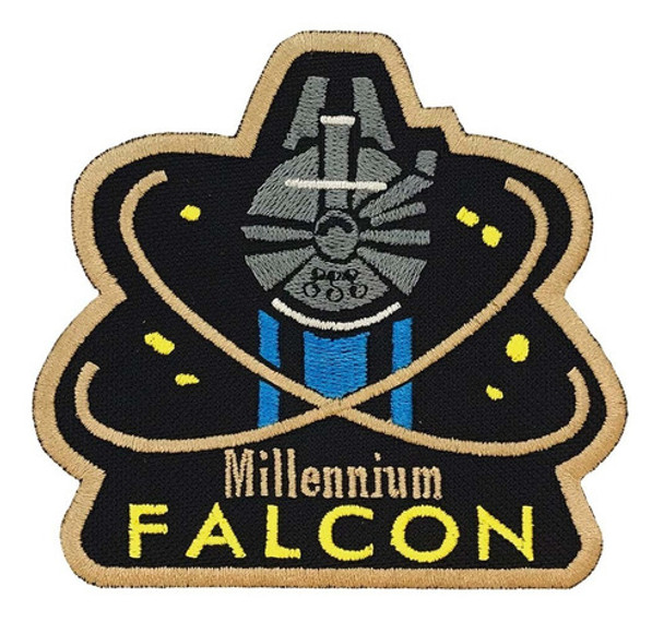 Star Wars Halcon Millennium Parche Bordado Termohadesivo 0