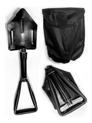 Pala Plegable Portable Reforzada 60 Cm - Ideal Camping 0