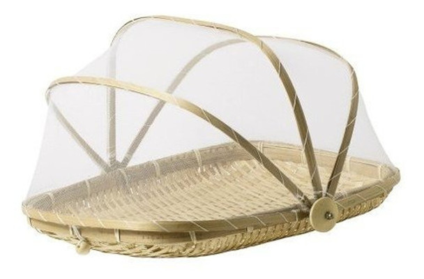 Nantucket Home Cesta De Bambu Para Servir Natural 0