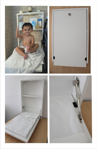 Cambiador De Bebés Plegable Para Pared 0