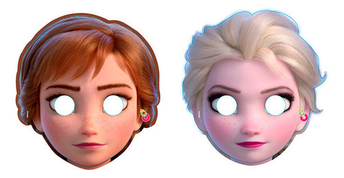 Cotillón Antifaz Pack X 10 Frozen Oficial 0