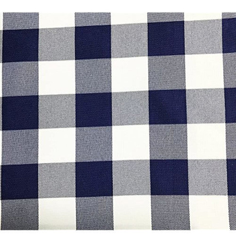 Gfcc Blanco / Negro Cuadros Mantel De Poliester Mantel Mant 0