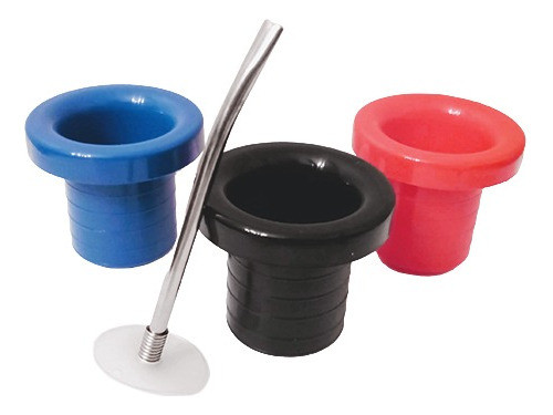 10 Accesorios De Mate, Bombilla, Autolimpiante - Plástico 0