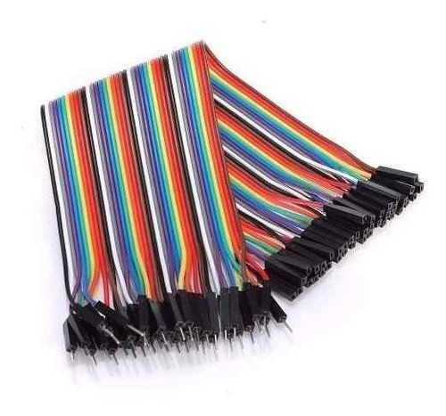 Cables Macho Hembra 40 X 20cm Mh Dupont Arduino Protoboard 0