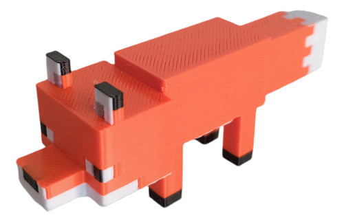 Muñeco Zorro 8cm Minecraft Figuras Juguetes 0