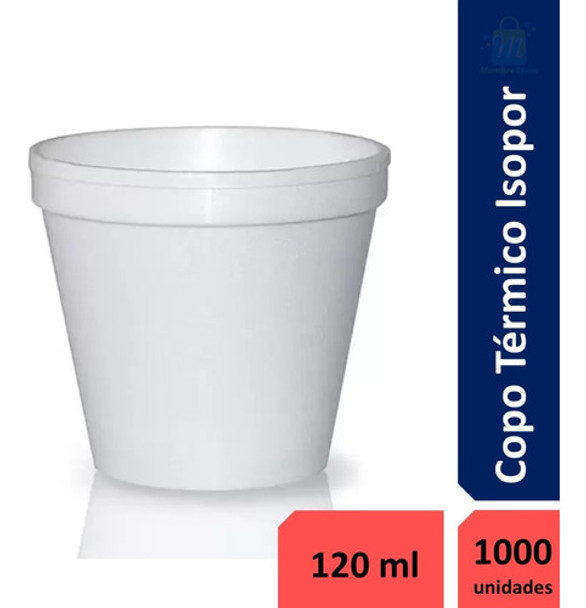 Copo Café Bebidas Quentes Descartável Isopor Full 120ml 20un 0