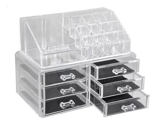 Organizador Cosmeticos Joyas Maquillaje 6 Divisiones Romana 0