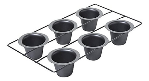 Chicago Metallic Professional 6cup Popover Pan 155inchby9inc 0