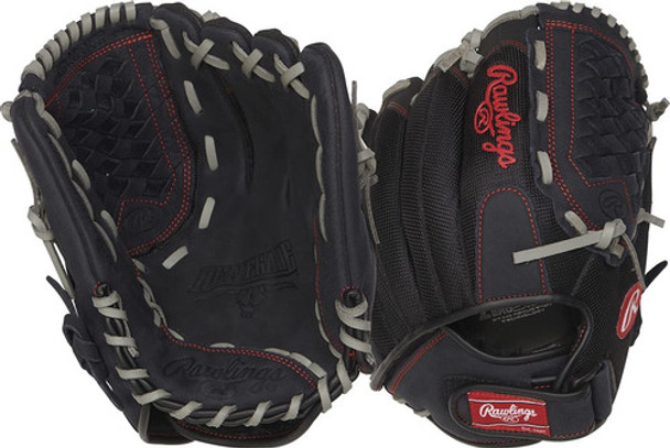 Guantes De Béisbol Rawlings 12'', P/ Lanzador Derecho, Negro 0