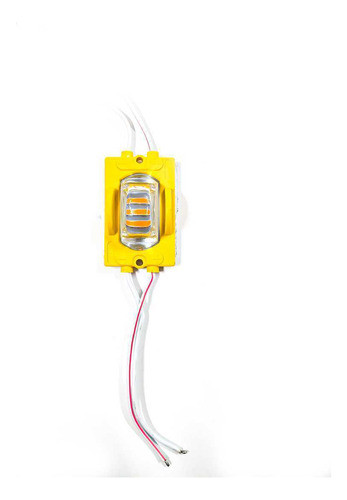 Lanterna Led Lateral E Placa Amarelo 24v 0