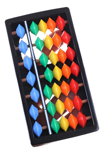 Mini Ábaco Plástico Aritmética 7 Dígitos Niños Matemáticas Á 0