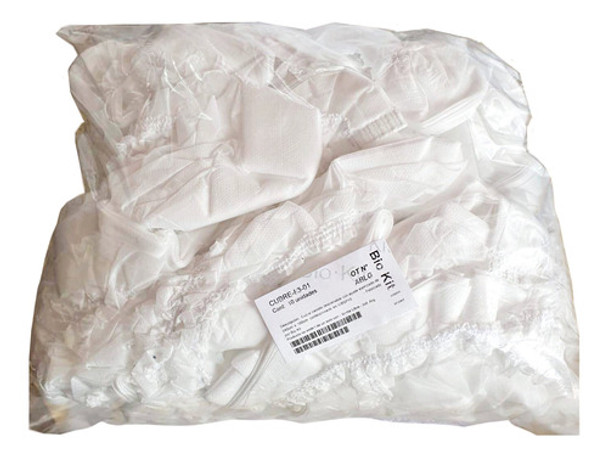 Cubre Camillas De Friselina Blanca Premium 30 Gr X 10 Unid 0