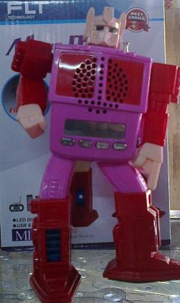 Parlante Portable Robot Reproduce Mp3 En Usb O Sd Tiene Fm 0