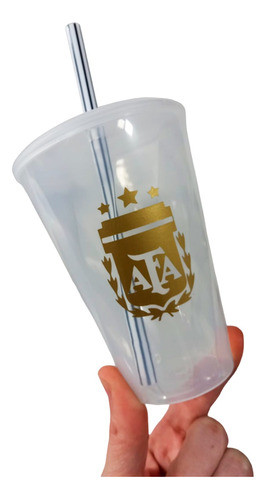 10 Vasos Plastico Mundial Escudo Sorbete 400cc Souvenirs 0