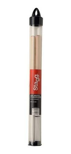 Escobilla De Nylon Stagg Agarre De Madera Musicapilar 0