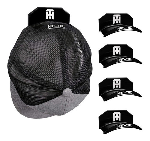 Perchero Adhesivo De Pared Para Gorras - 4 Unidades Logotipo 0