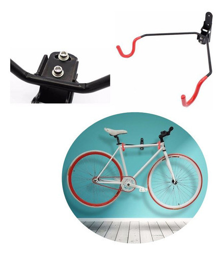 Estacionamiento De Bicicleta. Soporte Pared Horizontal T25a 0