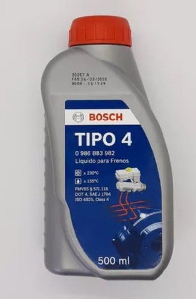 Liquido Freno Bosch Dot 4 500cc 0