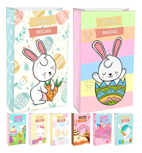 Kit Imprimible Pascua Bolsita Sorpresa Editable + Pdf 0