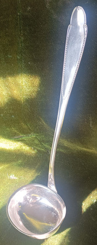 Antiguo Cucharon Aleman Clarfeld 1900, Baño Plata, Sano. 0