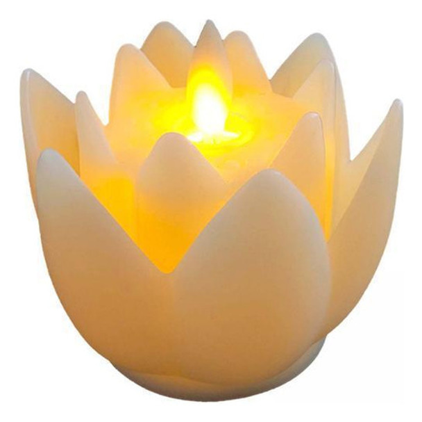 2 X 2-6 Pacotes De Luz De Lâmpada De Lótus, 7,5cm X 7cm 0