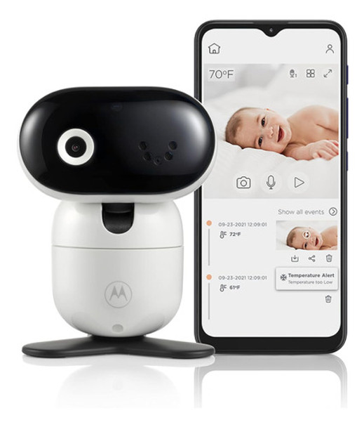 Babá Eletrônica Motorola Panorâmica Câmera Hd Wifi Pip1010 0