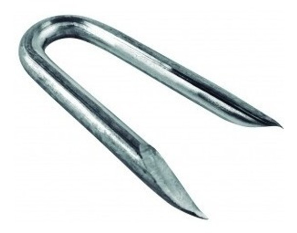 Grampa P/cerco Alambre 4mm,galvaniz.tipo U  20mmx40mm Xk 0