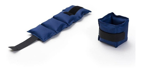 Par De Tobilleras 1 Kg C/u Mir Fitness Con Abrojo Pesas Gym 0