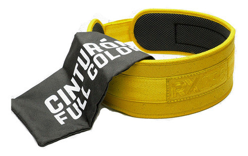 Cinturón Cinto Amarillo Rx236 , Gimnasio/ Crossfit/ Pesas 0