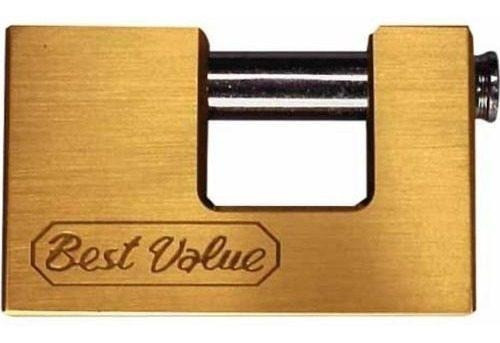 Candado Anti Robo Anti Cizalla Bronce 75mm Best Value G P 0