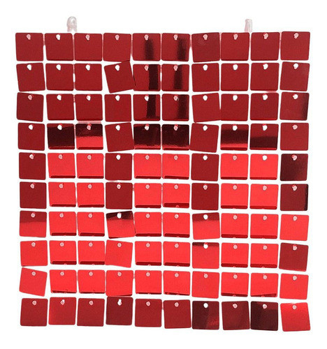 Painel Mágico Decorativo Lantejoula Shimmer Wall Vermelho 0
