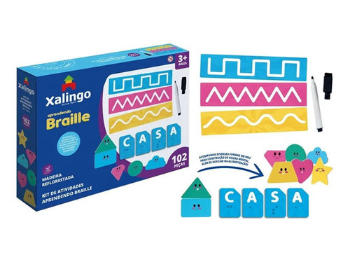 Kit De Atividades Aprendendo Braille - Xalingo 0