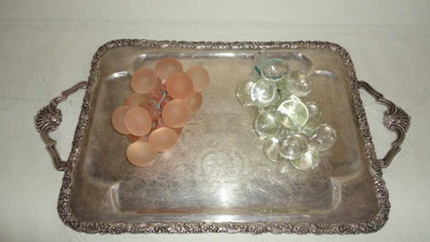 Fino Racimo De Uva Cristal Murano Antiguo Divino Vealo 0