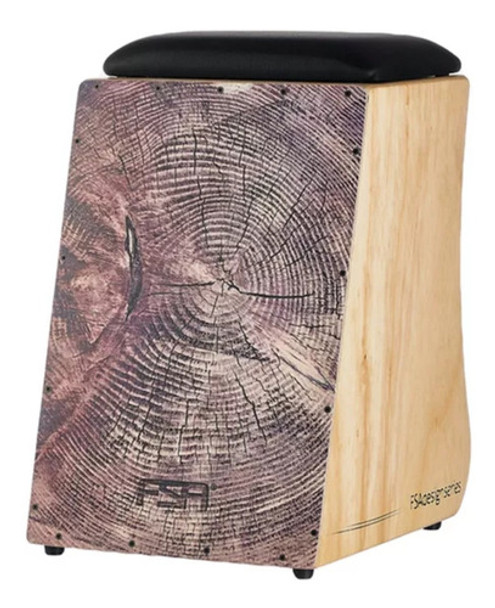 Cajon Fsa Design Fc 6662 Madeiro Clear Captação Dupla 0
