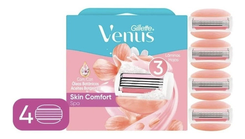 Carga Para Aparelho De Depilar Gillette Venus Spa 4 Refil 0