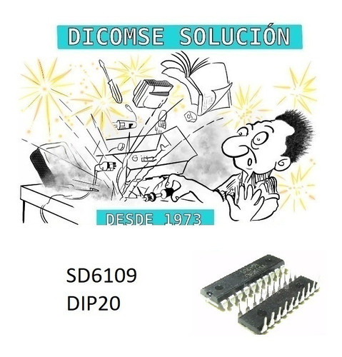 Circuito Integrado Sd6109  Dip20 0