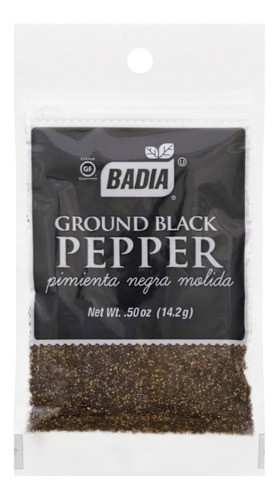 Badia Pimienta Negra Molida 14,2 Gr 0