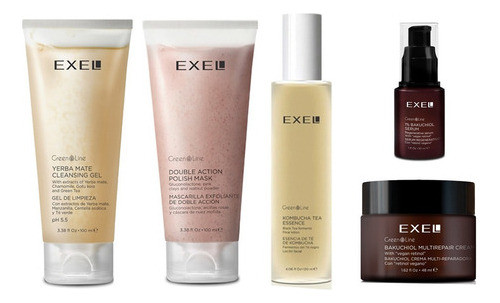 Kit Linea Vegana Exel Anti-edad Y Nutrición Green Line 0