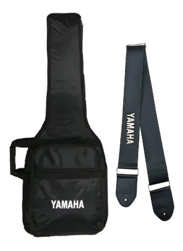 Capa Almofadada Guitarra Impermeável Cargo Yamaha + Correia 0