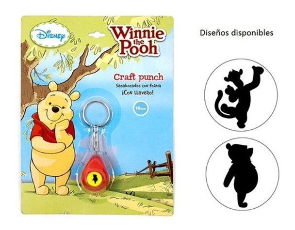 Perforadoras Sacabocado Disney Winnie Pooh Tigger 10mm 1cm 0