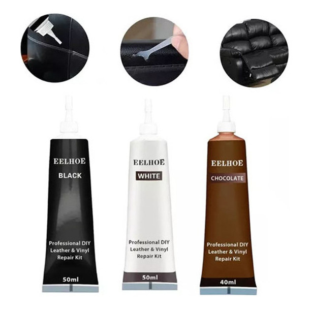 Couro Creme Reparador Rasgado Banco Sapato Bolsa 0