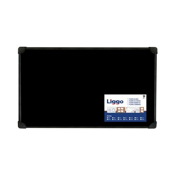 Pizarra Liggo Símil Vidrio Negra Rígida 60 X 80 Cm 0