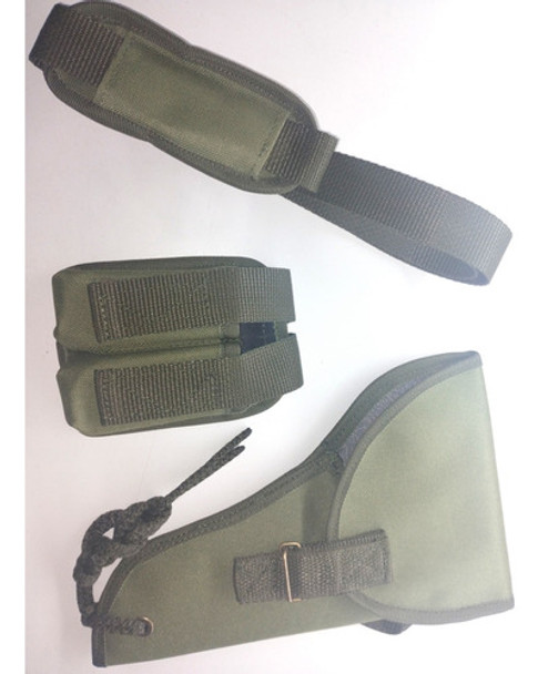 Pistolera Bandolera 9mm **premium** + Portacargador Doble 0