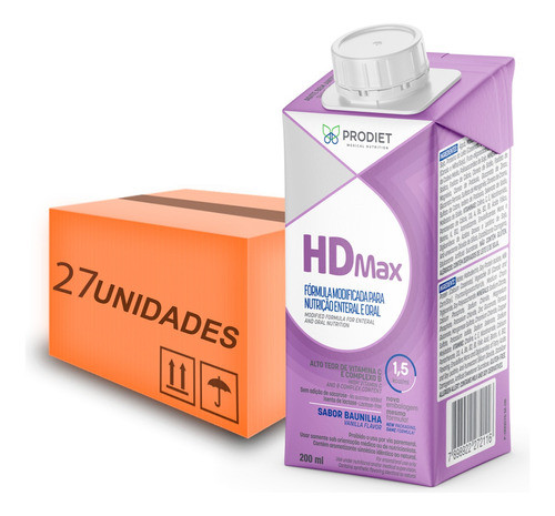 Hdmax 200ml - Kit Com 27 - Prodiet 0
