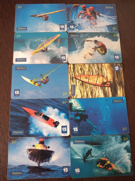 Cartões Telefonicos Série Esportes Náuticos 0