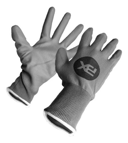 Guantes De Trabajo C/ Poliuretano Talle L Bil-vex 0