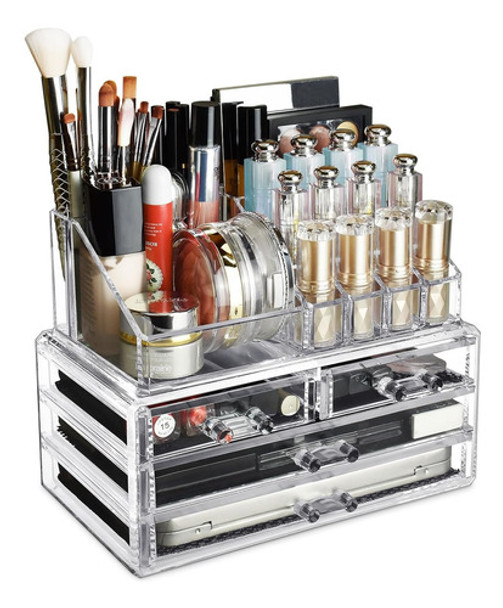 Ikee Design Joyas Acrílico Y Cajas Almacenamiento Cosméticos 0