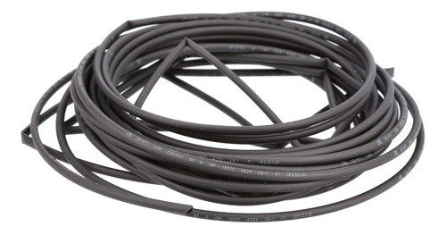 Tubo Spaguetti Termocontraible Negro 1/8'' 3.2 Rollo 10 Mts 0