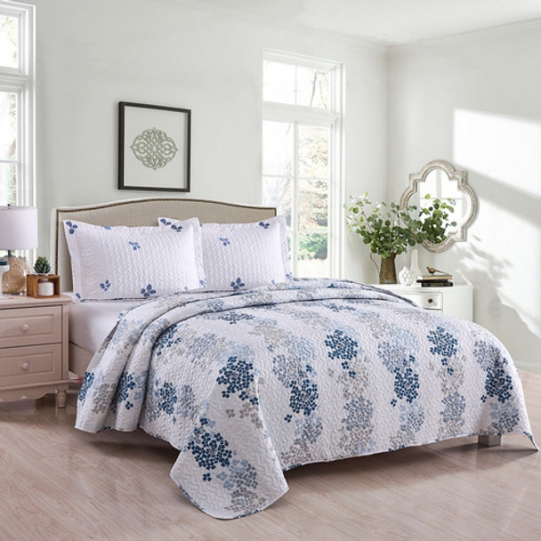 Cubrecama Dos Plazas Y Media Mas Dos Fundas Modernos 0