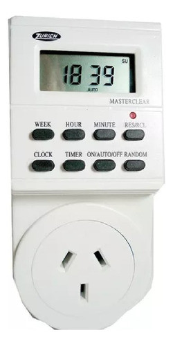 Timer Programable Digital Enfufable Zurich Vidriera Heladera 0